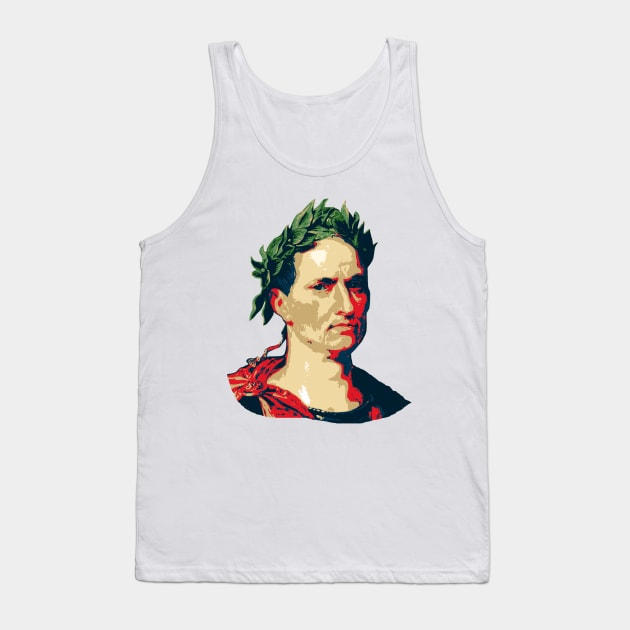 Julius Caesar Pop Art Tank Top by Nerd_art